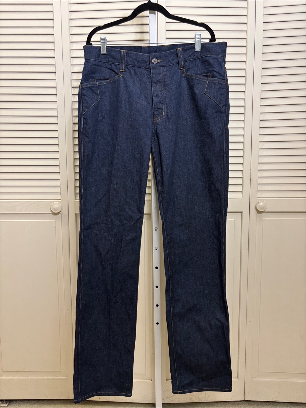 Triple Aught Design Men's Intercept Straight-Leg Dark Indigo Jeans Size 34